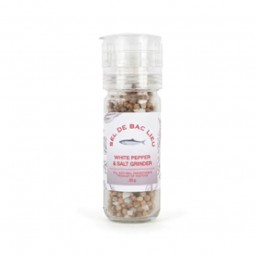 White Phu Quoc Pepper & Coarse Salt Mix Grinder (70G) - Bac Lieu