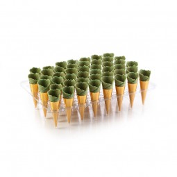 Mini Cone Spinach Coating Non-Moisture 75*25mm (180Pc) - Masdeu