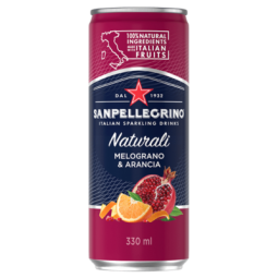 Nước ngọt San Pellegrino Pomegranate & Orange 330ml (Hộp 24 lon)