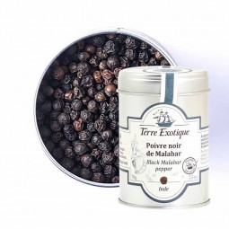 Tiêu Đen - Black Malabar Pepper 70G - Terre Exotique