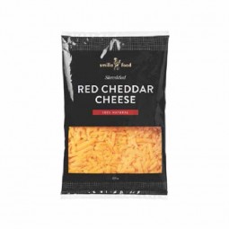 Shredded Red Cheddar Cheese (200G) - Smilla | EXP 23/05/2023