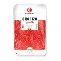 Chorizo Extra Cular Hot Sliced (100G) - Casademont