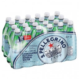 Nước khoáng có ga tự nhiên 500ml*24 (chai nhựa)-S.pellegrino-Sparkling natural mineral water