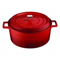 Lava Red Trendy Round Casserole 6.7L