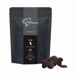 Single Origin 70% Peru Dark Button (1kg) - Patissier