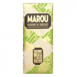 Sô cô la sữa dừa 55% Bến Tre (24g) - Marou