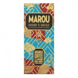 Sô cô la cà phê Arabica 64% Lâm Đồng (24g) - Marou