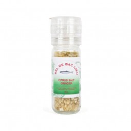 Long An Lime Peel & Coarse Salt Mix Grinder (75G) - Bac Lieu