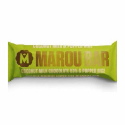 Sô cô la 53% Vị Sữa Dừa & Bỏng Cốm (35g) - Marou